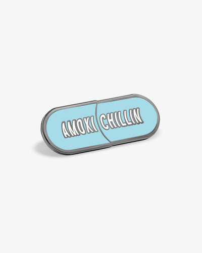 Amoxi-chillin (Chill Pill) Lapel Pin